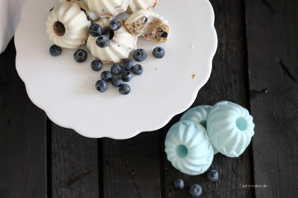zitronen gugephupf mit blaubeeren mini gugelhupf mini gugl rezept kuchenrezept lifestyle-Blog Castlemaker
