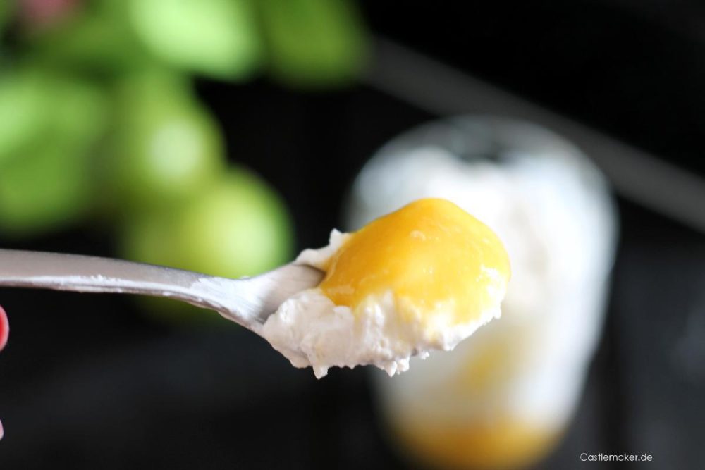 Fruchtige Limettencreme mit Mango Rezept Dessert Foodblog Lifestyle-Blog Castlemaker