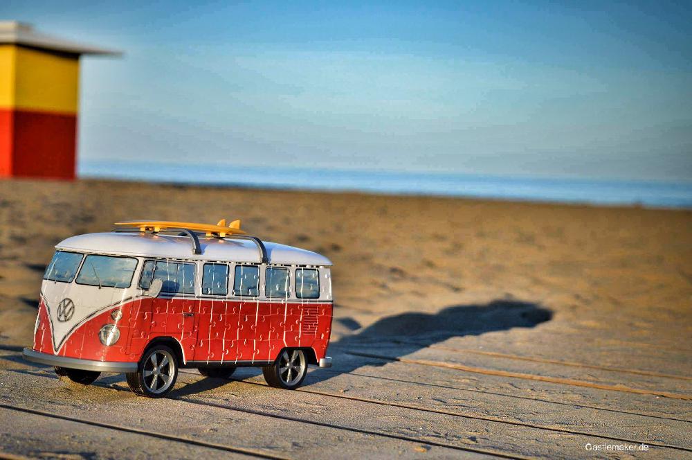 3D Puzzle Volkswagen T1 Ravensburger Bulli auf Reisen am Strand Lifestyle-Blog Castlemaker (5)