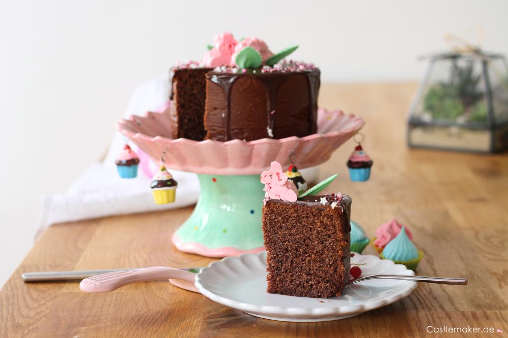 Rezept saftiger Schokoladenkuchen mit Drip Cake Foodblogger Schokoladenguss Castlemaker Lifestyle-Blog (4)