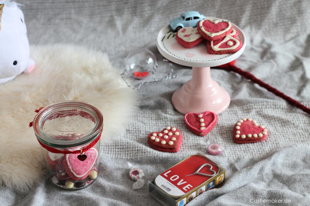 Geschenkideen zum Valentinstag Valentins Herzkekse Valentinskekse radbag Lifestyle-Blog Castlemaker