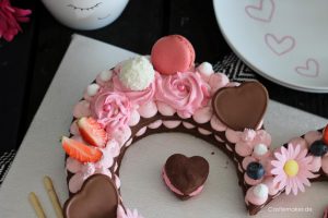 Der Kuchentrend 2018 Number Cake als Heart Cake Rezept mit Muerbeteig Muttertag Lifestyle-Blog Castlemaker