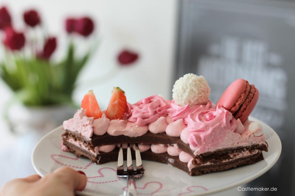 Der Kuchentrend 2018 Number Cake als Heart Cake Rezept mit Muerbeteig Muttertag Lifestyle-Blog Castlemaker