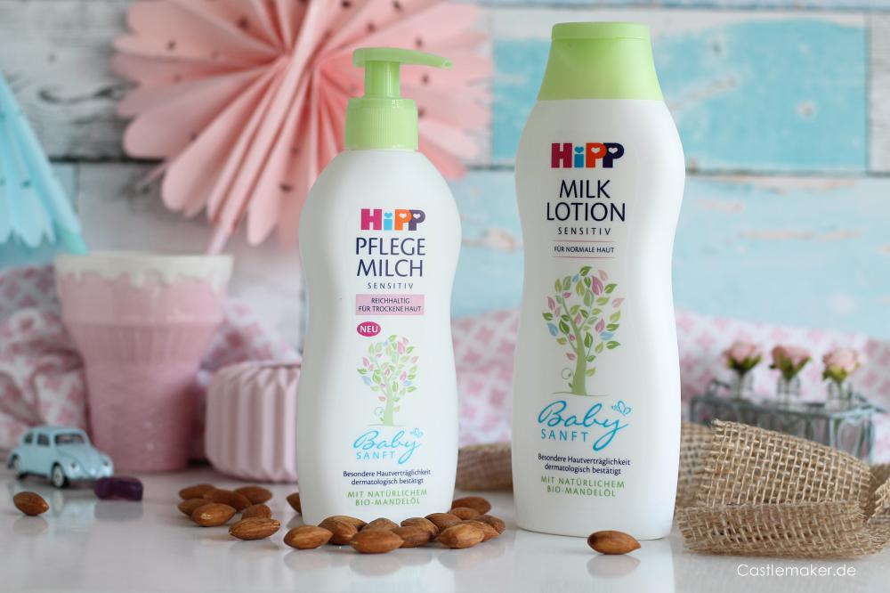 Was bewirkt Mandeloel HIPP Babysanft Pflegemilch und Milk Lotion fuer sensible Haut Castlemaker Lifestyle-Blog