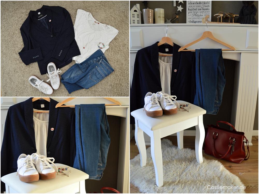 hosenanzug fuer buero und freizeit kombinieren capsule wardrobe puenktchen im trend klingel lifestyle-blog castlemaker ü40