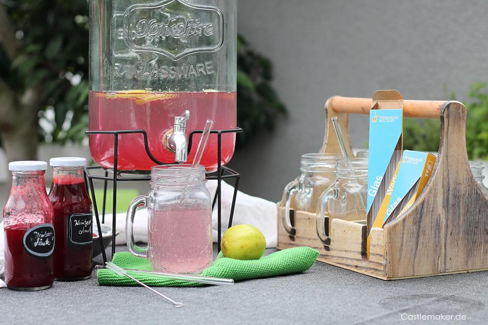 Himbeer-Limetten-Sirup rezept trinkhalme aus glas nachhaltig castlemaker foodblog aus baden lifestyle-blog