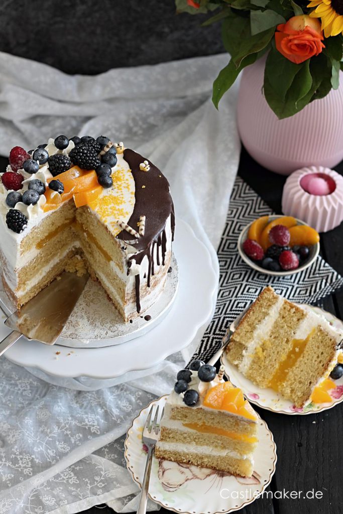 Multivitamintorte Semi Naked Style Einfaches Rezept Castlemaker Foodblog Lifestyle Magazin