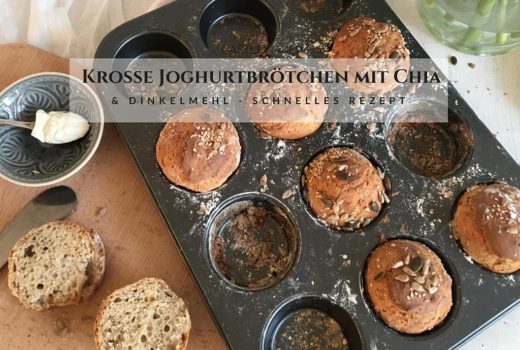 joghurtbroetchen mit chia dinkelmehl rezept einfach schnell castlemaker foodblog aus baden