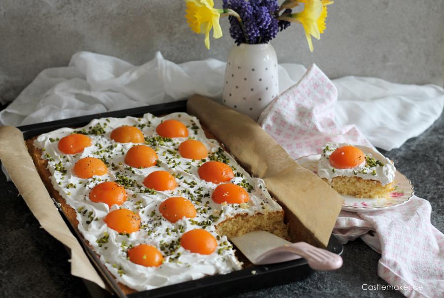 spiegeleikuchen osterkuchen pfirsichkuchen rezept castlemaker foodblog