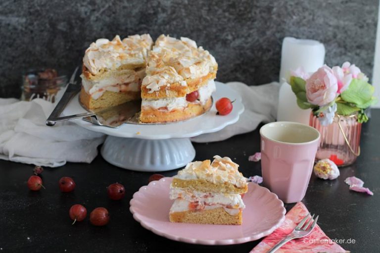 Rezept Hansen-Jensen-Torte / Baisertorte mit Stachelbeeren - super ...