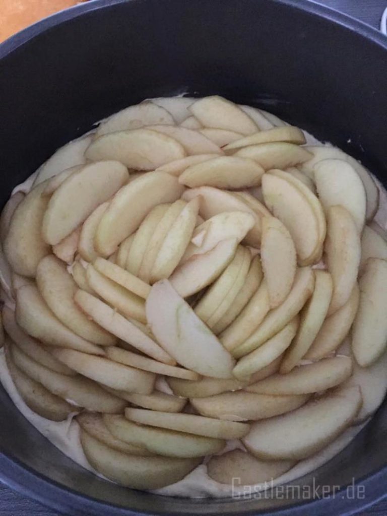 Schneller gedeckter Apfelkuchen - super einfaches Rezept « Castlemaker ...