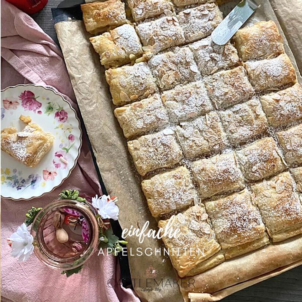 Schnelle Apfelschnitten mit Blätterteig - Blätterteig Rezepte ...