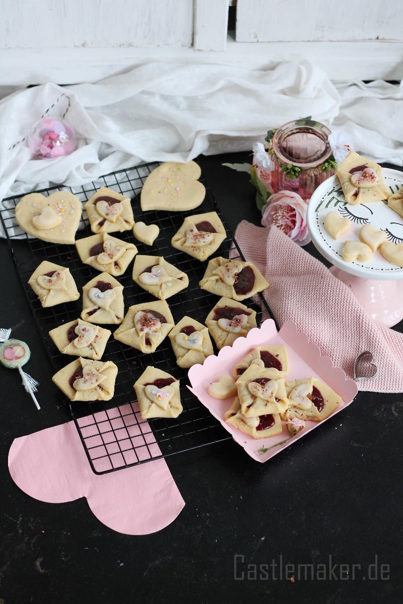 liebesbriefe kekse love letter cookies valentinstag rezept castlemaker foodblog