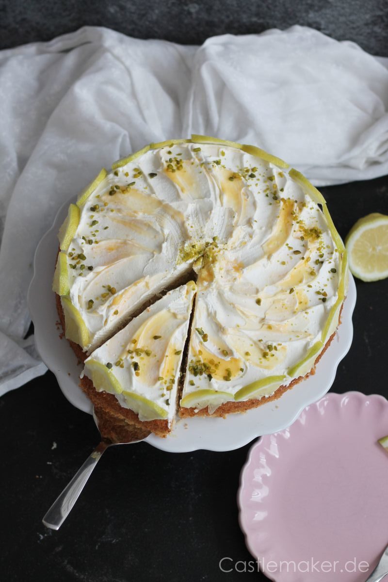 zitronensahnetorte limoncello-torte rezept castlemaker foodblog schwarzwald