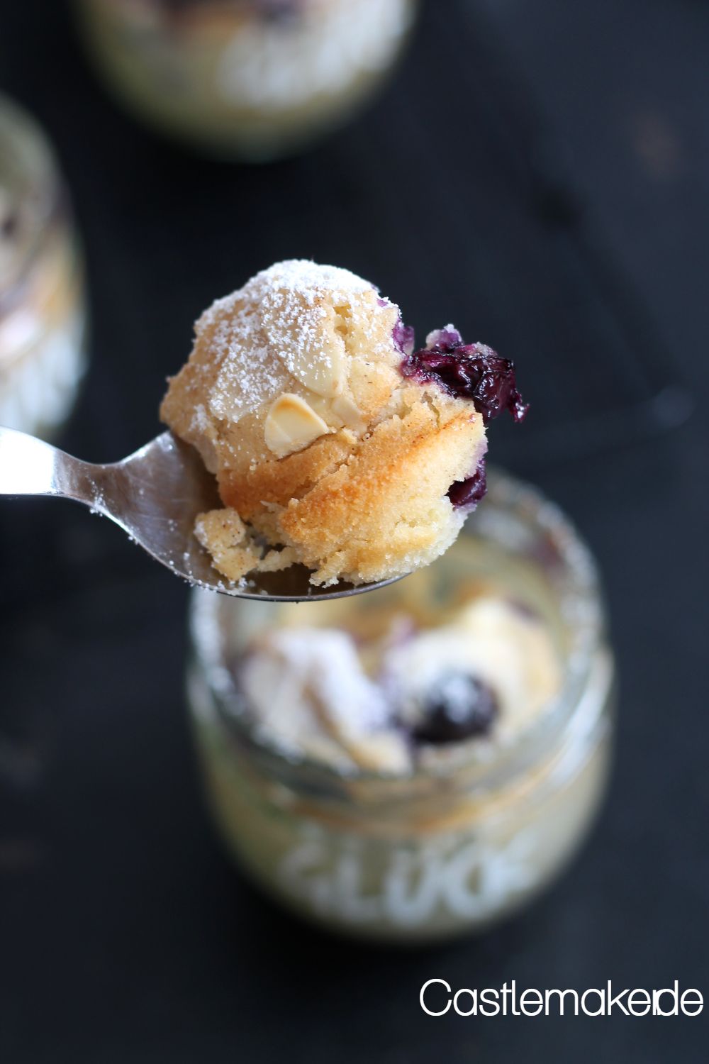 Heidelbeer-joghurtkuchen im glas kuchen im glas castlemaker foodblog schwarzwald